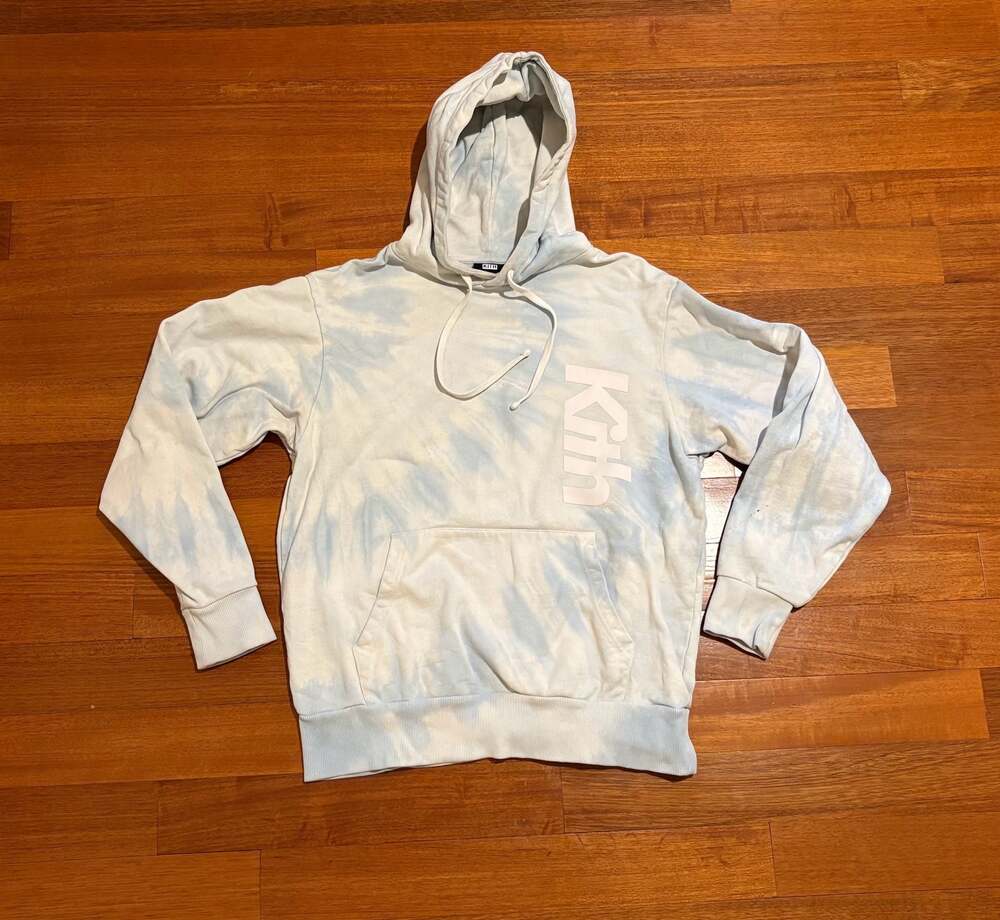 Kith Tie Dye Williams I Hoodie Blue Size S Good Condition Sz Small